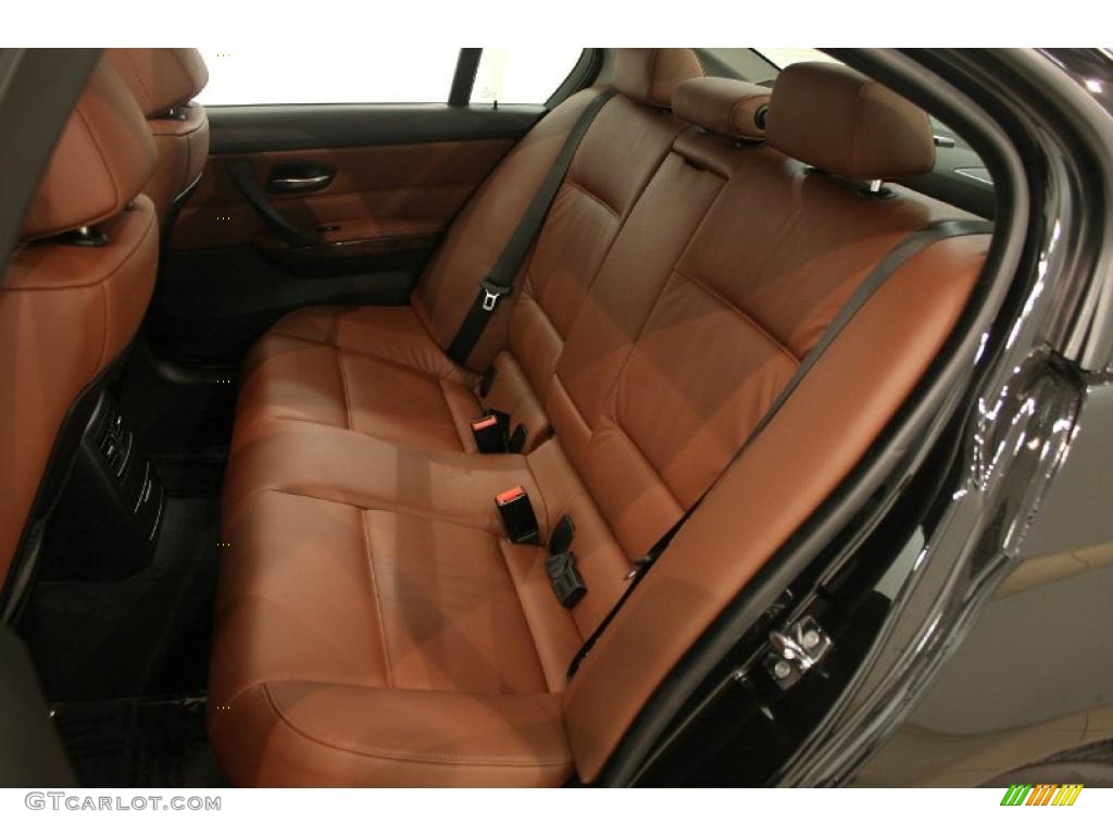 2007 3 Series 328xi Sedan - Black Sapphire Metallic / Terra/Black Dakota Leather photo #23