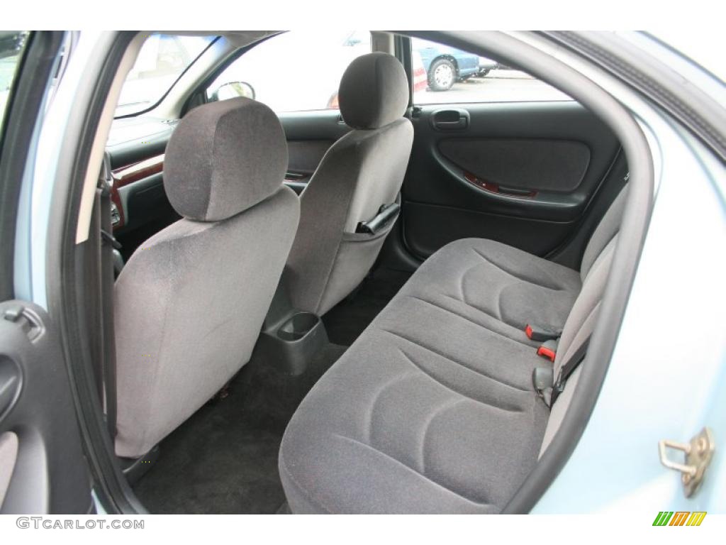 Dark Slate Gray Interior 2001 Chrysler Sebring LX Sedan Photo #38698839