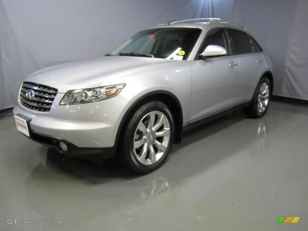 Brilliant Silver Metallic 2005 Infiniti FX 35 AWD Exterior Photo #38698903