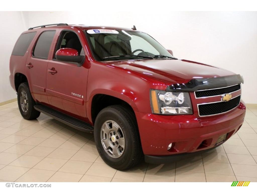 Sport Red Metallic 2007 Chevrolet Tahoe LT 4x4 Exterior Photo #38699575