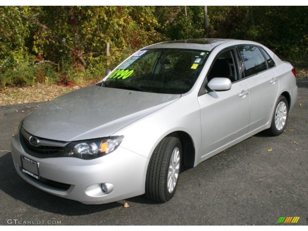 Spark Silver Metallic 2010 Subaru Impreza 2.5i Premium Sedan Exterior Photo #38700959