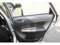 Carbon Black 2010 Subaru Impreza 2.5i Premium Sedan Door Panel