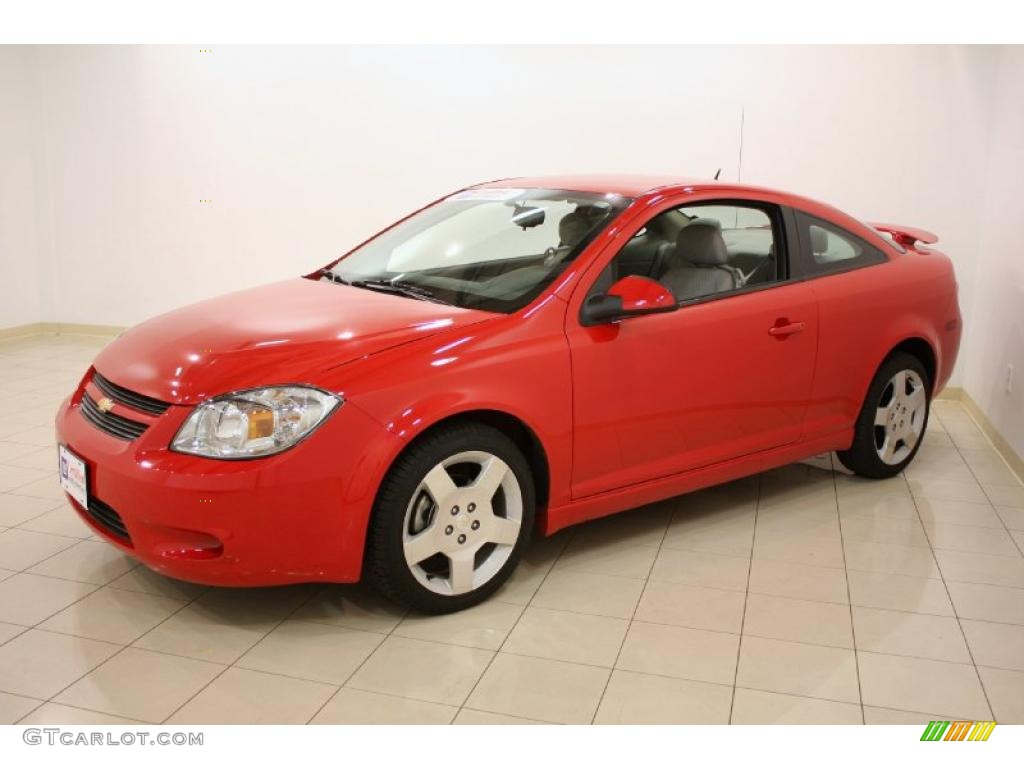 2010 Cobalt LT Coupe - Victory Red / Gray photo #3