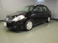 2009 Super Black Nissan Versa 1.8 S Sedan  photo #1