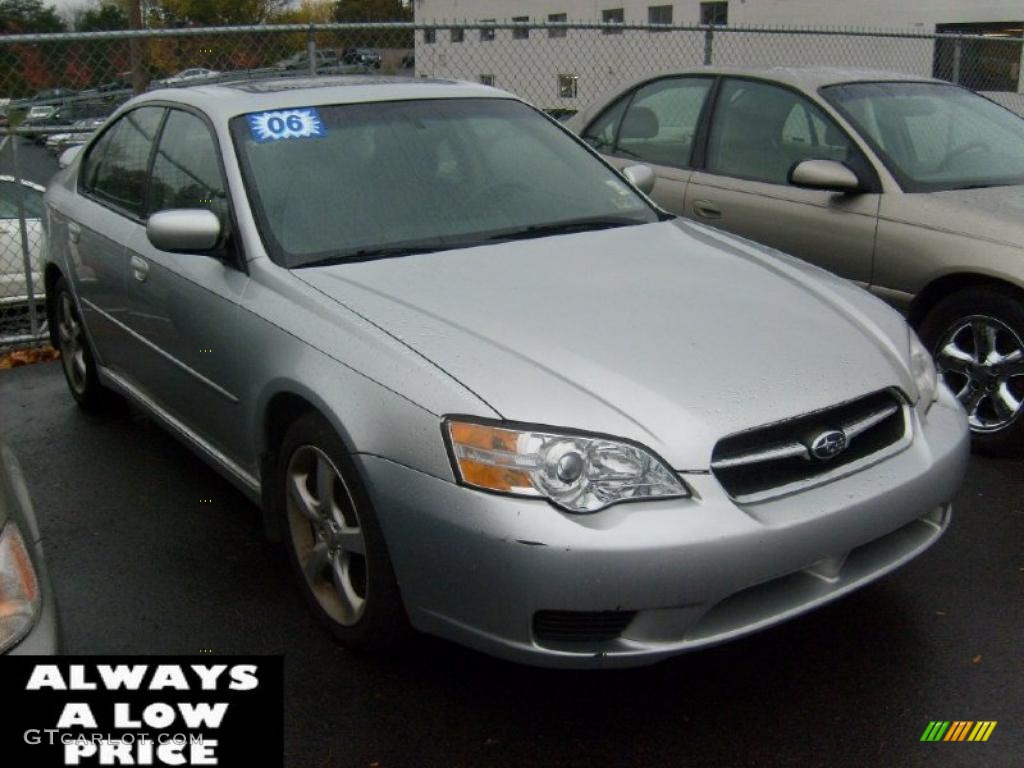 2006 Legacy 2.5i Special Edition Sedan - Brilliant Silver Metallic / Off-Black photo #1