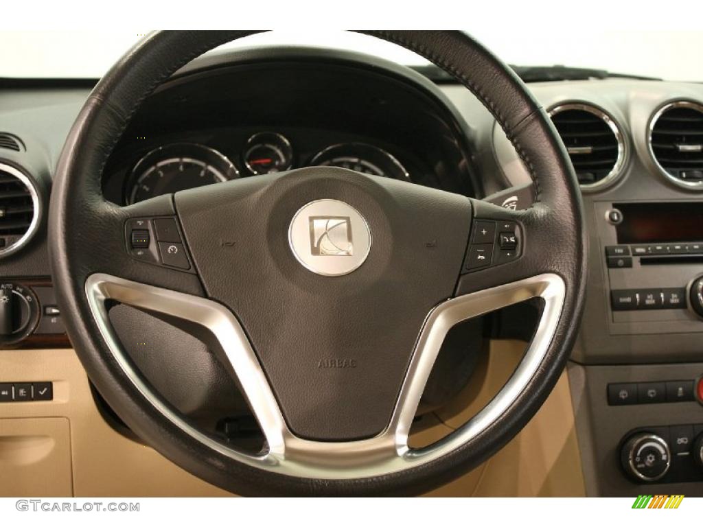 2010 Saturn VUE XR Tan Steering Wheel Photo #38702887