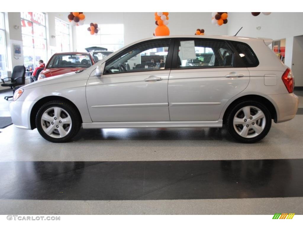 Silver 2007 Kia Spectra Spectra5 SX Wagon Exterior Photo #38703263