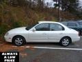 2001 White Pearl Hyundai Sonata   photo #2