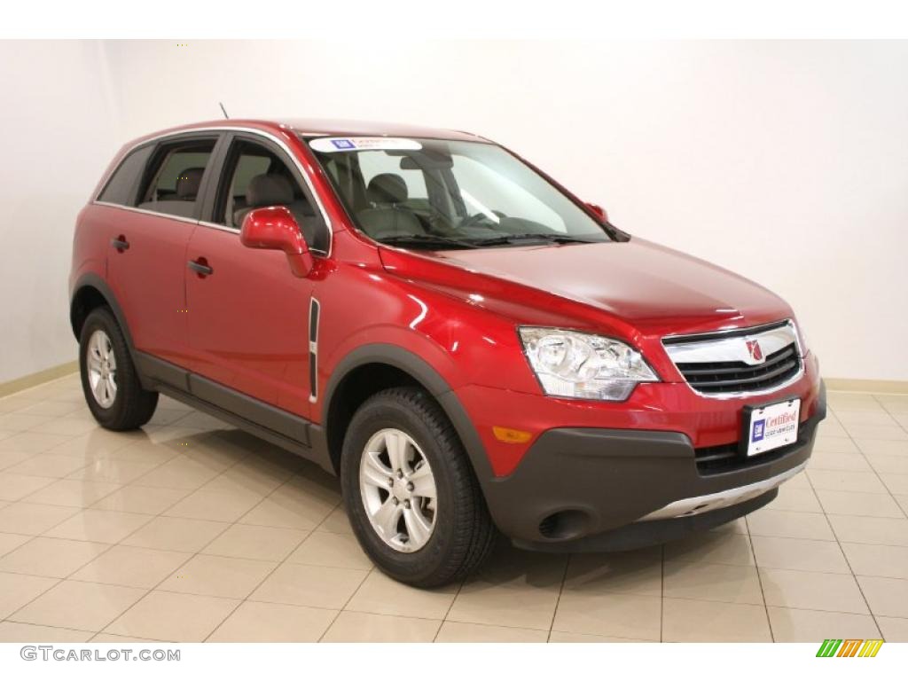 2010 VUE XE - Crystal Red Tintcoat / Gray photo #1