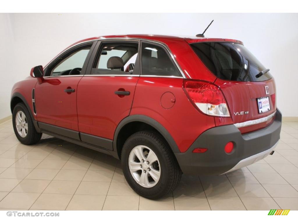 2010 VUE XE - Crystal Red Tintcoat / Gray photo #5