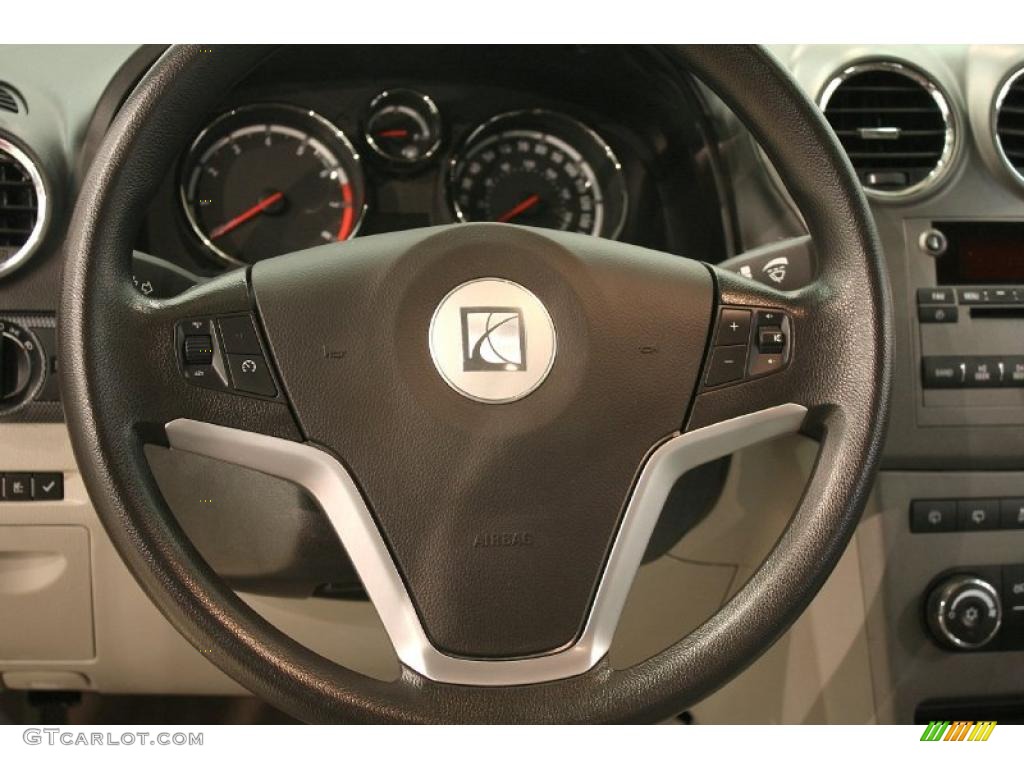 2010 Saturn VUE XE Gray Steering Wheel Photo #38703735