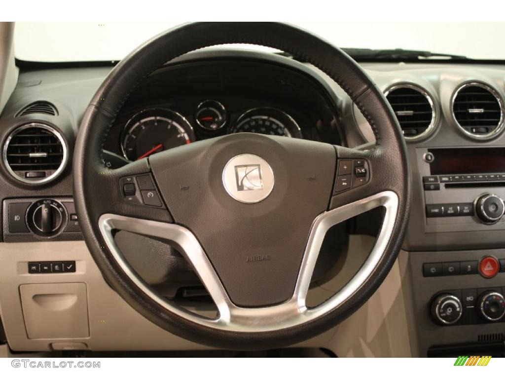 2010 Saturn VUE XR Gray Steering Wheel Photo #38704151