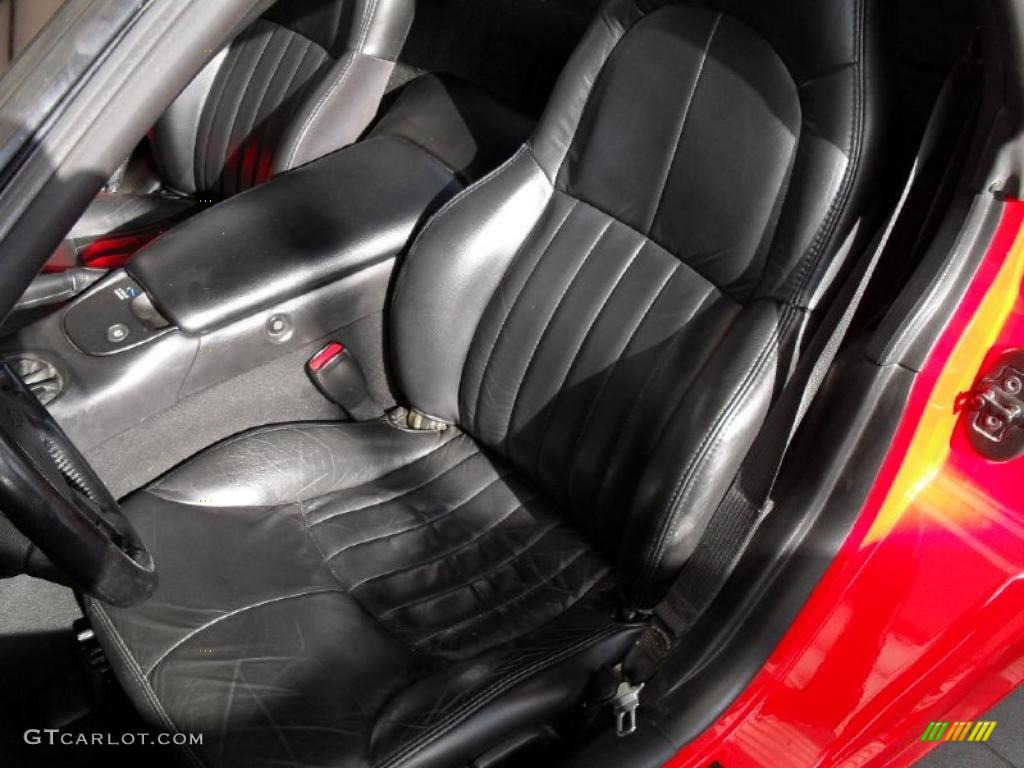 Black Interior 2000 Chevrolet Corvette Coupe Photo #38704571