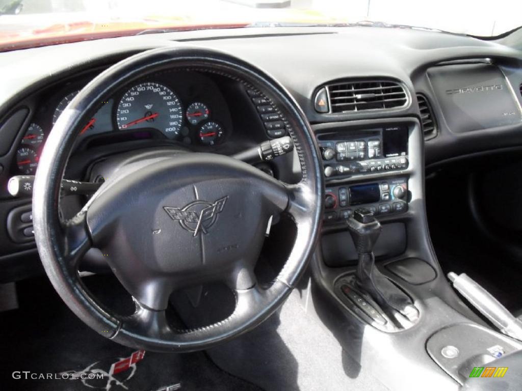 2000 Chevrolet Corvette Coupe Black Dashboard Photo #38704635