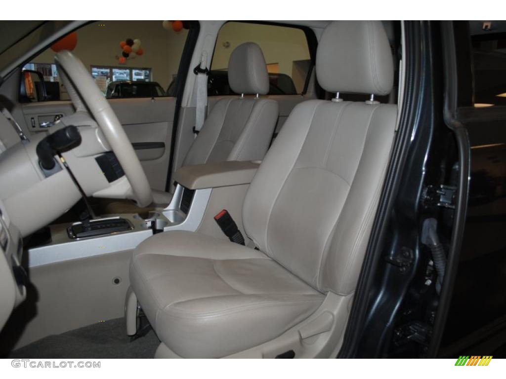 2008 Mariner V6 Premier 4WD - Black Pearl Slate / Stone photo #14