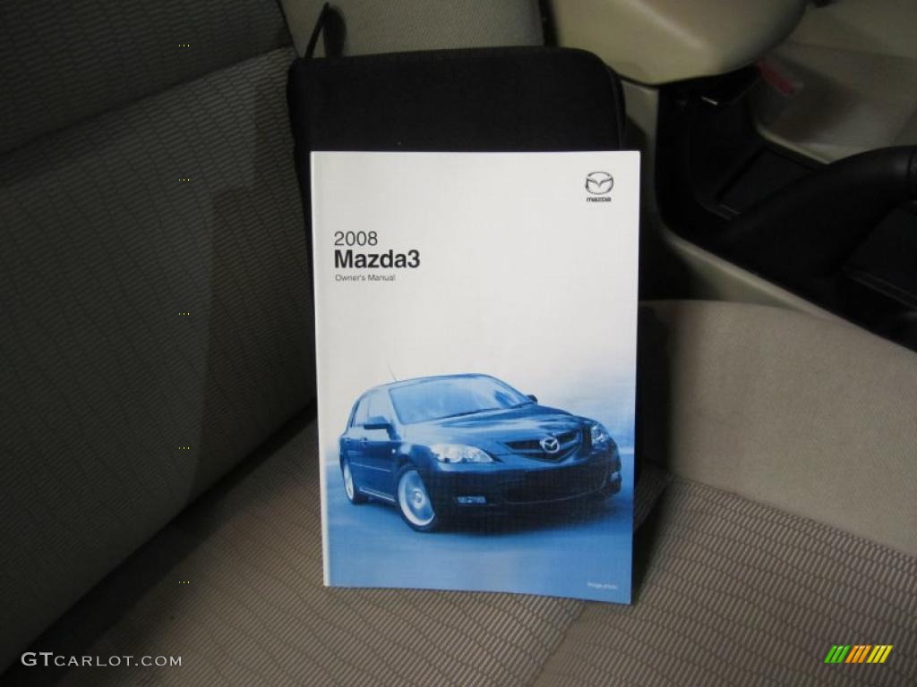2008 MAZDA3 i Touring Sedan - Icy Blue Metallic / Beige photo #17
