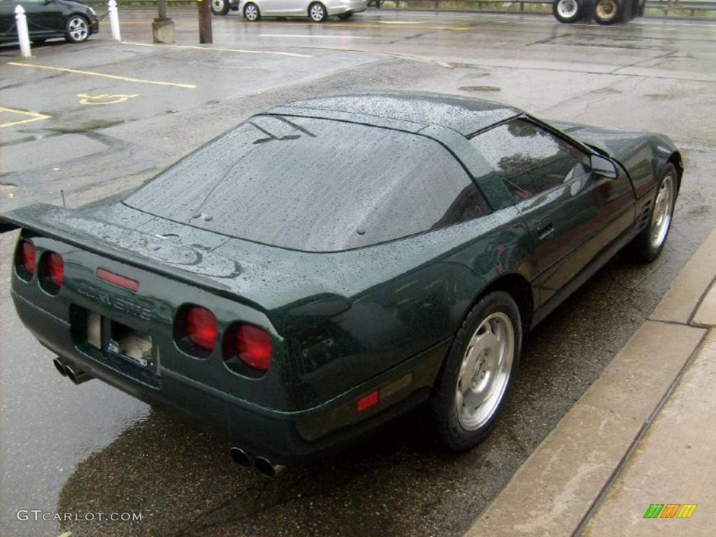 1993 Corvette Coupe - Polo Green Metallic / Light Beige photo #5