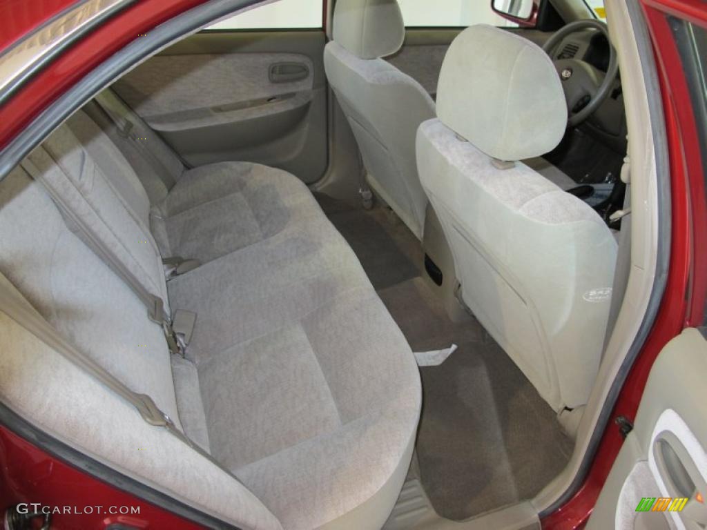 2005 Optima LX - Radiant Red / Beige photo #12