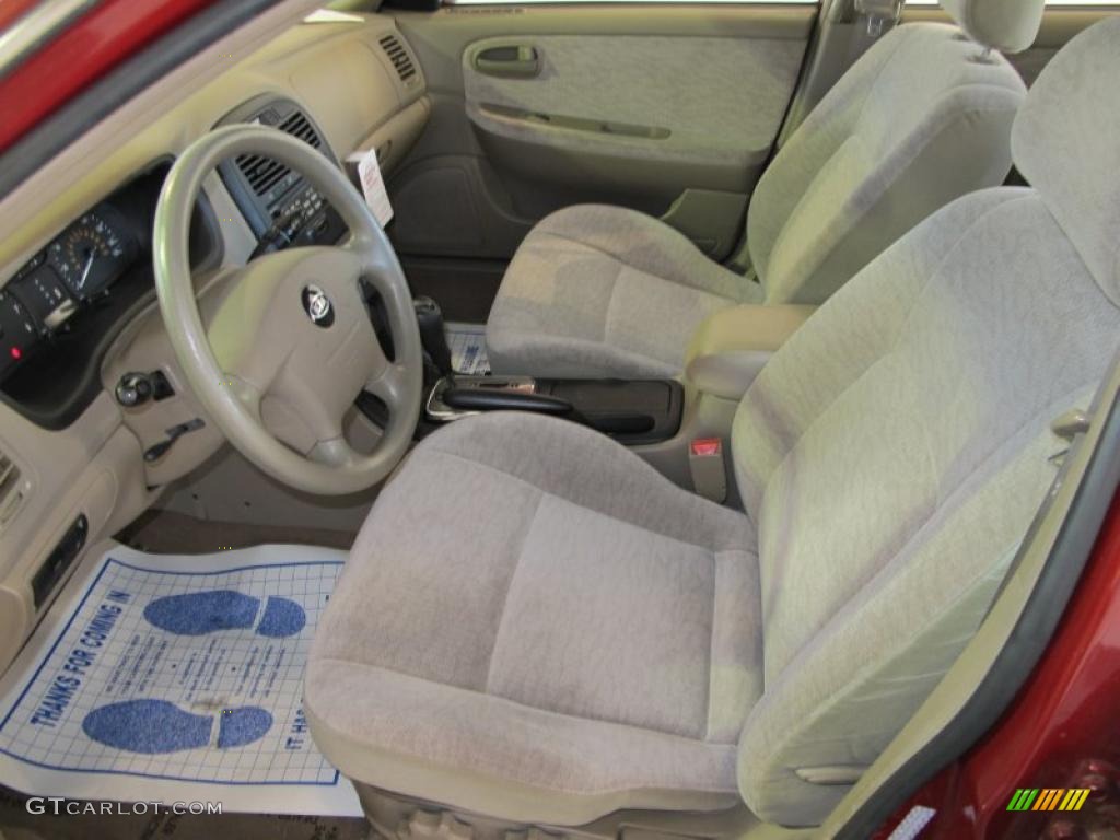Beige Interior 2005 Kia Optima LX Photo #38708743