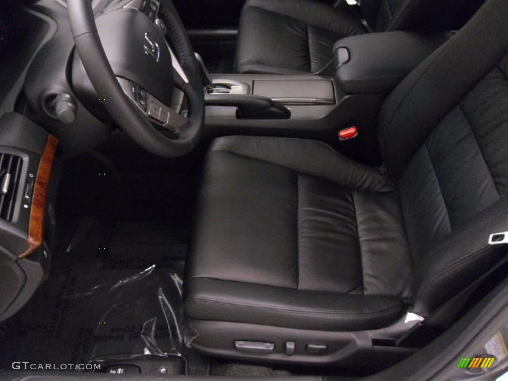 Black Interior 2011 Honda Accord EX-L Sedan Photo #38709147