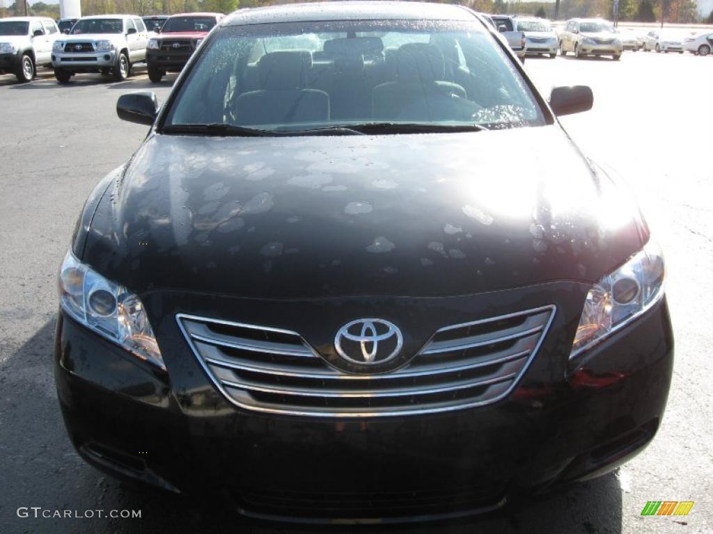 2007 Camry Hybrid - Black / Ash photo #2