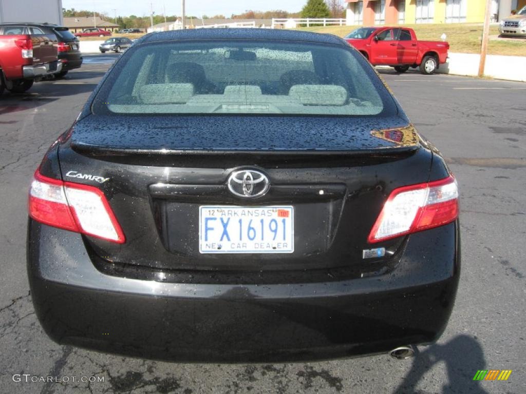 2007 Camry Hybrid - Black / Ash photo #5