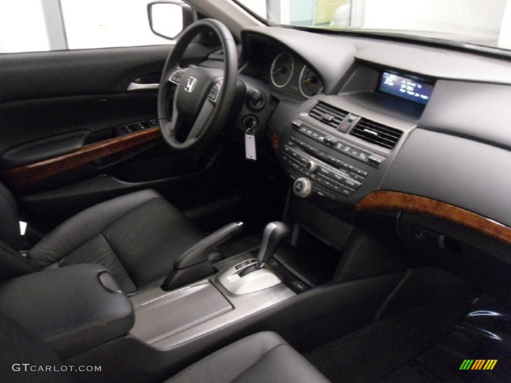 2011 Honda Accord EX-L Sedan Black Dashboard Photo #38709403