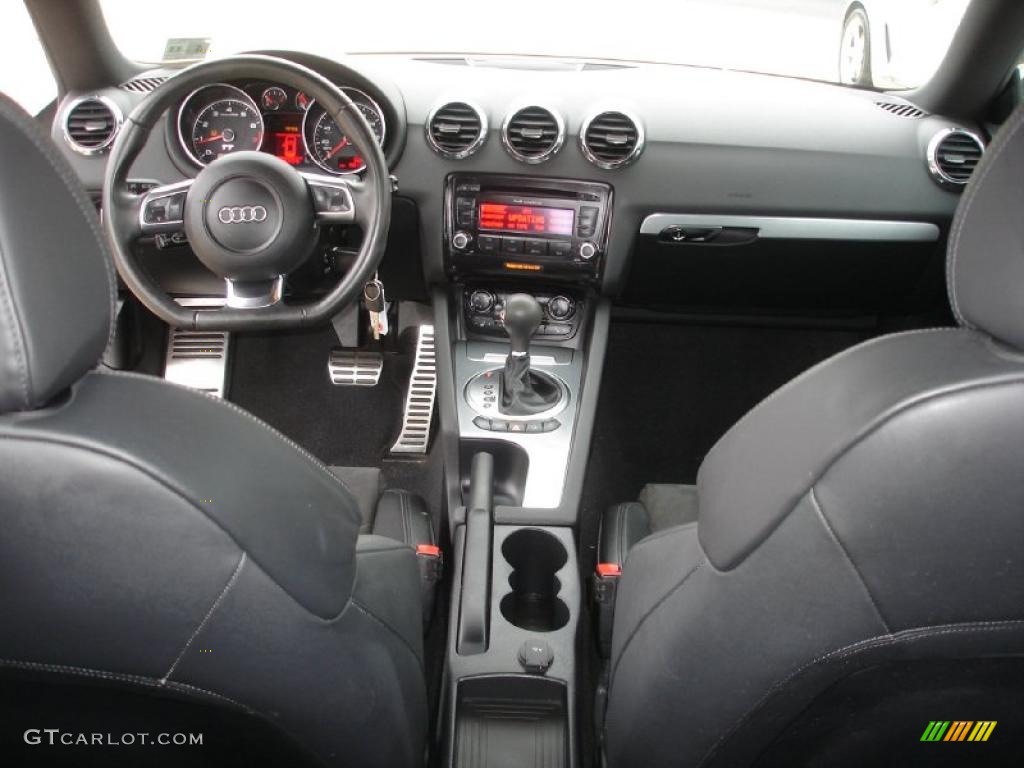 2008 Audi TT 2.0T Coupe Black Dashboard Photo #38709639