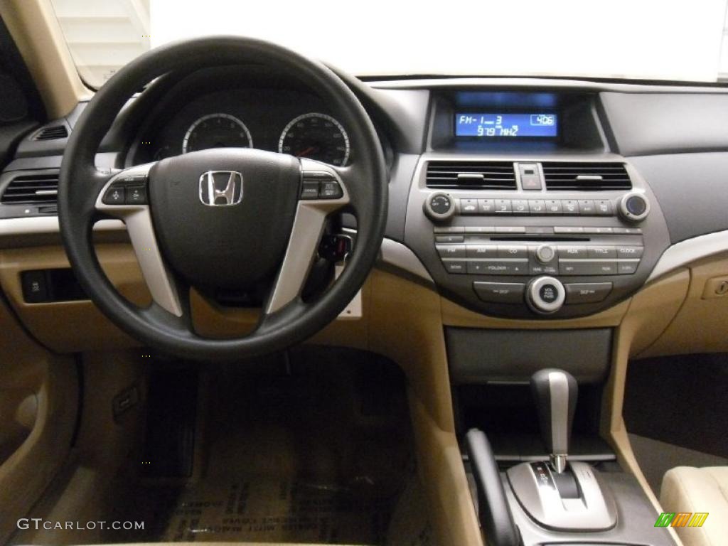 2011 Honda Accord LX-P Sedan Ivory Dashboard Photo #38709791