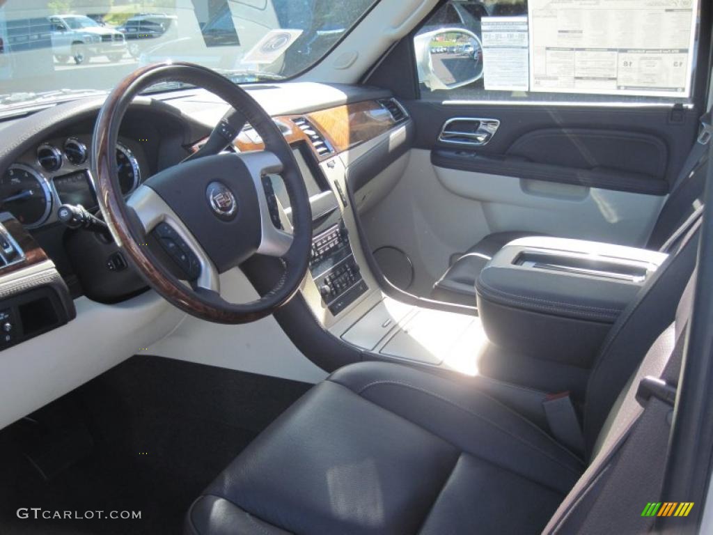 Cocoa/Light Linen Tehama Leather Interior 2011 Cadillac Escalade Platinum AWD Photo #38709955
