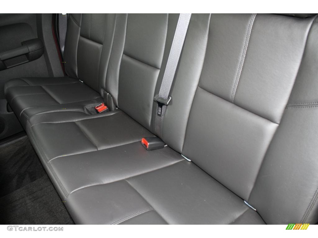 2009 Silverado 1500 LTZ Extended Cab 4x4 - Deep Ruby Red Metallic / Ebony photo #13