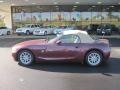 2004 Merlot Red Metallic BMW Z4 2.5i Roadster  photo #2