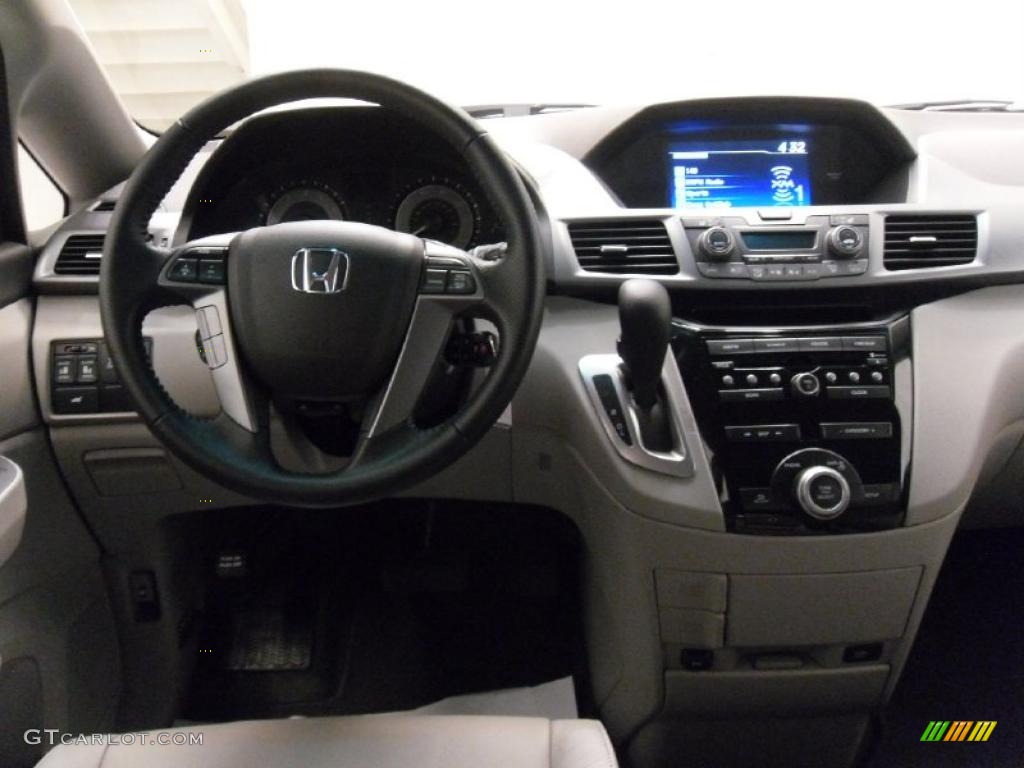 2011 Honda Odyssey EX-L Gray Dashboard Photo #38711735