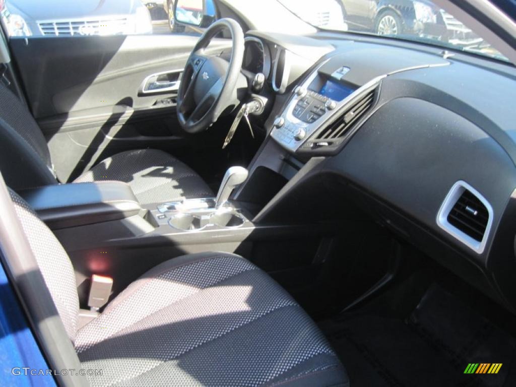 2010 Equinox LT AWD - Navy Blue Metallic / Jet Black photo #18