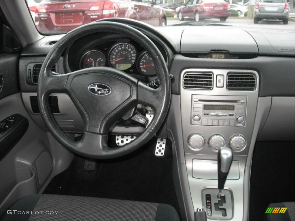 2008 Subaru Forester 2.5 X Sports Anthracite Black Dashboard Photo #38712619