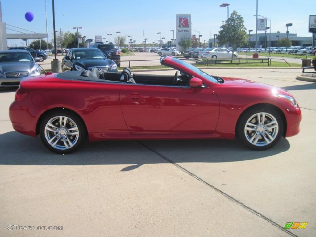 Vibrant Red 2010 Infiniti G 37 Convertible Exterior Photo #38712691