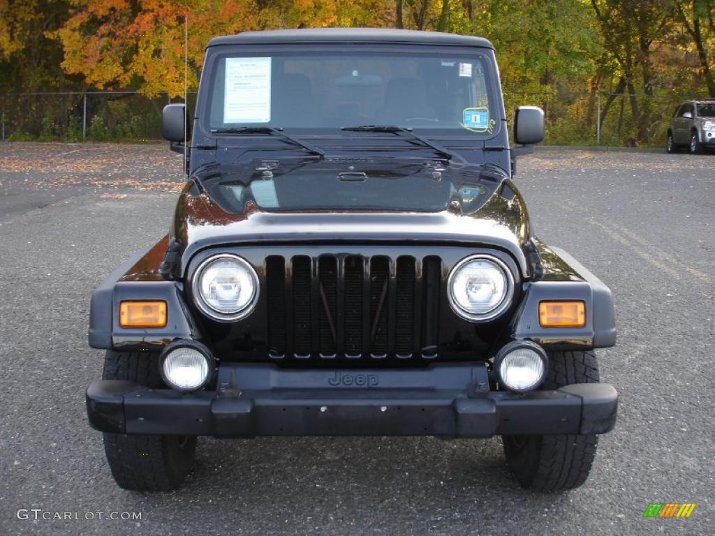 2004 Wrangler Sport 4x4 - Black / Dark Slate Gray photo #2