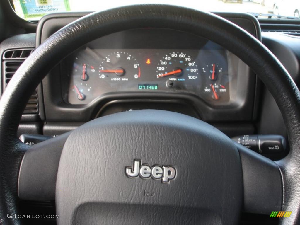 2004 Wrangler Sport 4x4 - Black / Dark Slate Gray photo #12
