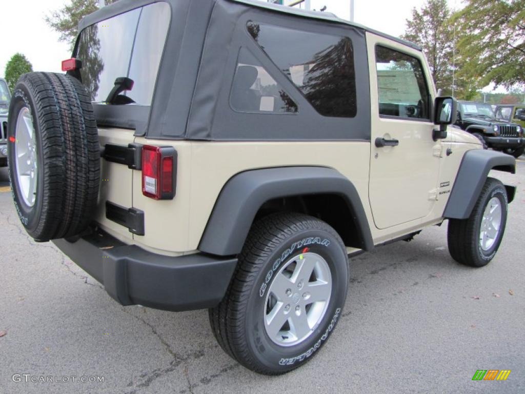 2011 Wrangler Sport S 4x4 - Sahara Tan / Black photo #3