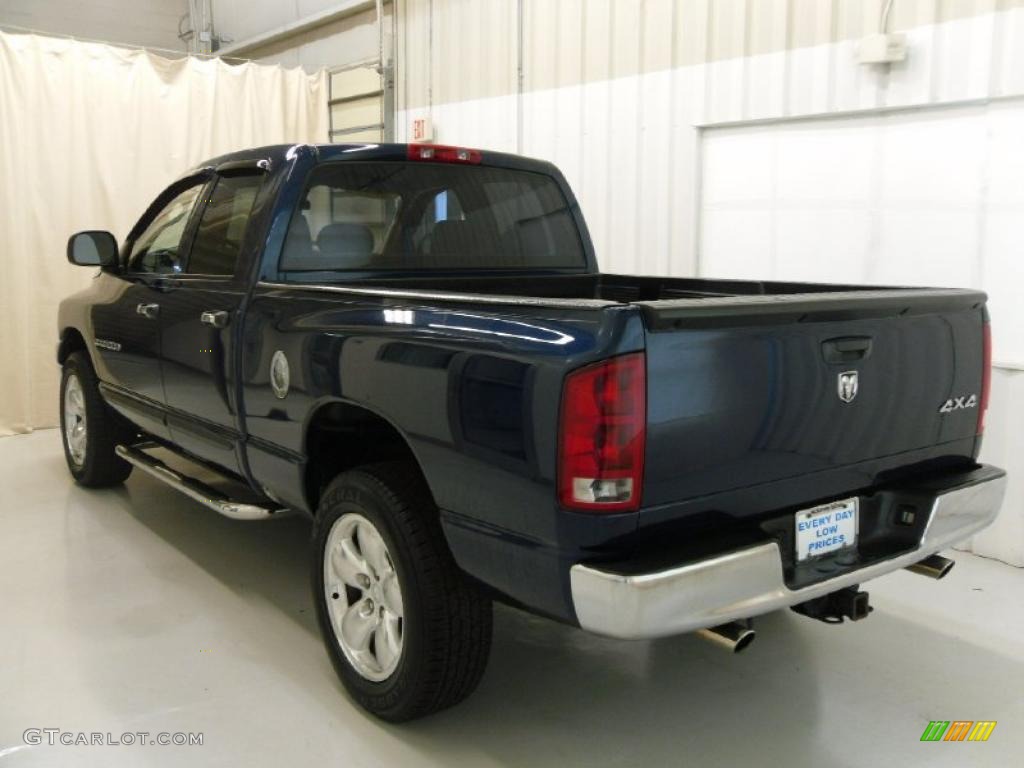 2006 Ram 1500 ST Quad Cab 4x4 - Patriot Blue Pearl / Medium Slate Gray photo #2