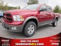 2011 Deep Cherry Red Crystal Pearl Dodge Ram 1500 SLT Outdoorsman Crew Cab 4x4  photo #1