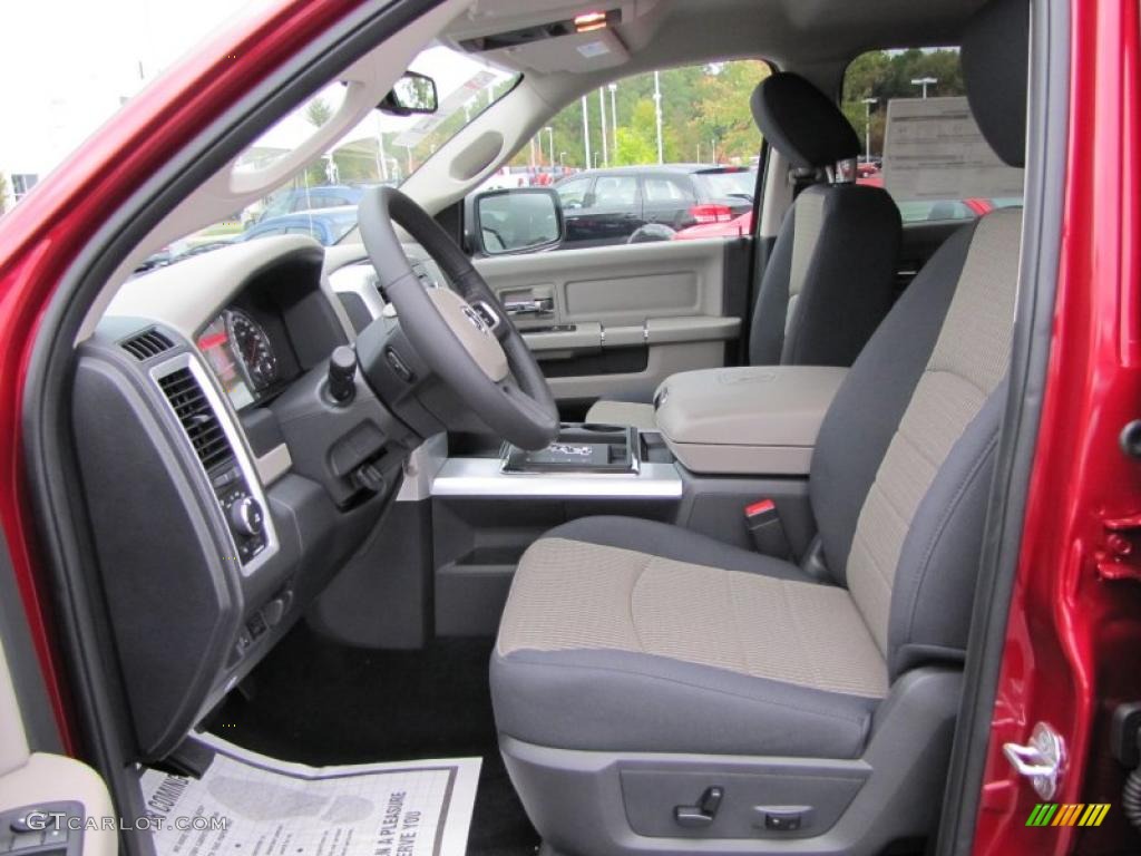 2011 Ram 1500 SLT Outdoorsman Crew Cab 4x4 - Deep Cherry Red Crystal Pearl / Dark Slate Gray/Medium Graystone photo #7
