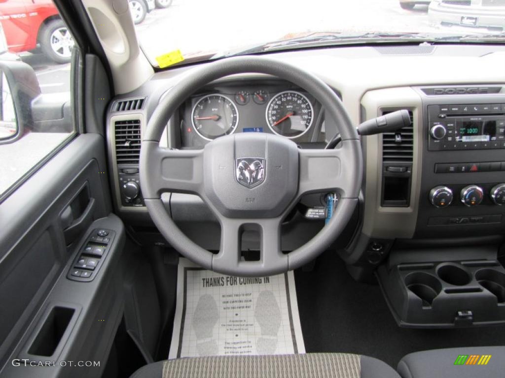 2011 Ram 1500 ST Quad Cab - Deep Cherry Red Crystal Pearl / Dark Slate Gray/Medium Graystone photo #11