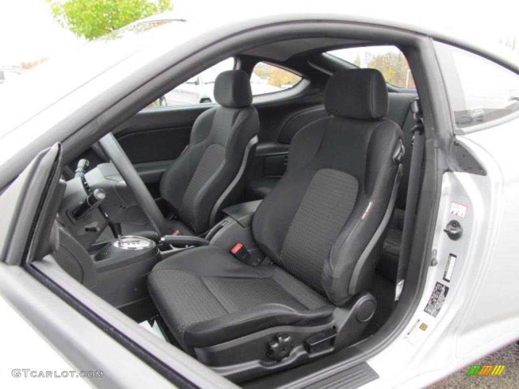 Black Interior 2007 Hyundai Tiburon GS Photo #38716595