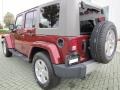 2009 Red Rock Crystal Pearl Jeep Wrangler Unlimited Sahara  photo #3