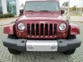 2009 Red Rock Crystal Pearl Jeep Wrangler Unlimited Sahara  photo #8