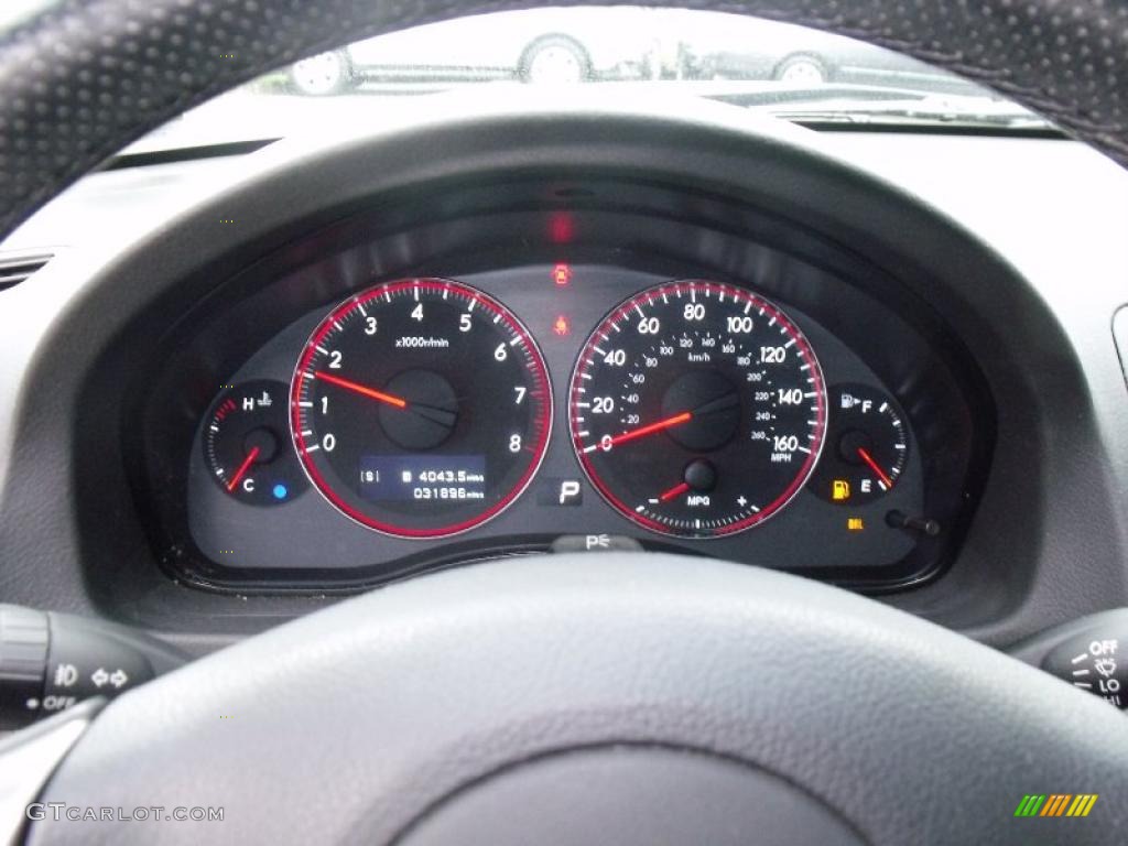 2007 Subaru Legacy 2.5 GT Limited Sedan Gauges Photo #38719079