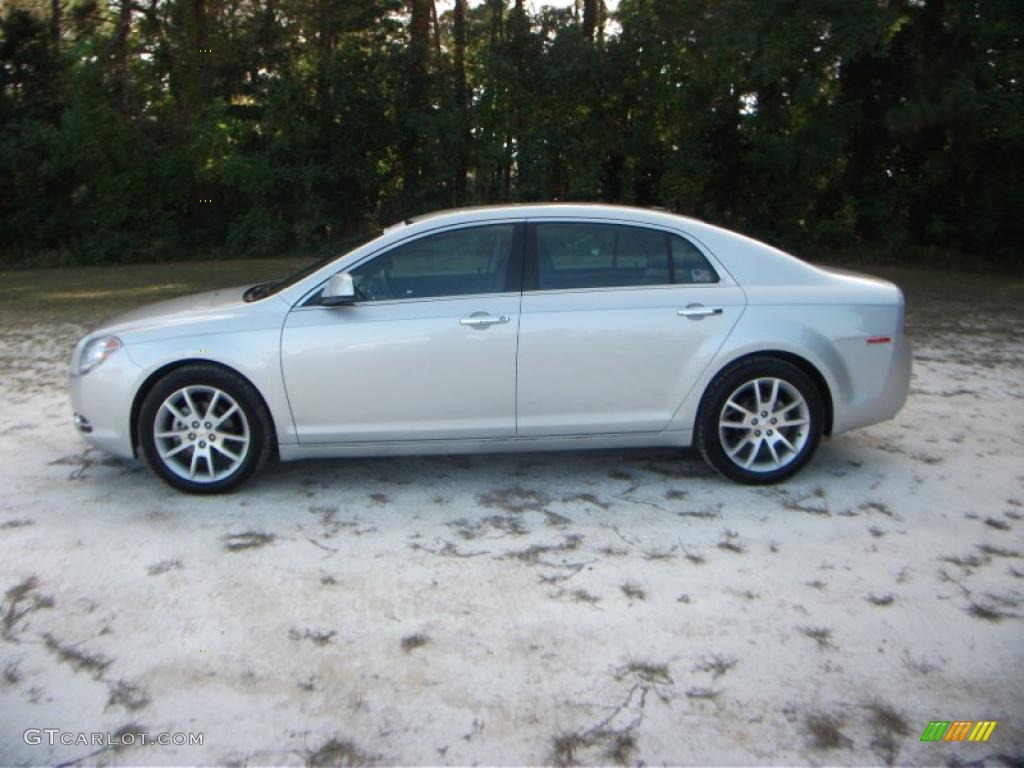 2010 Malibu LTZ Sedan - Silver Ice Metallic / Ebony photo #1