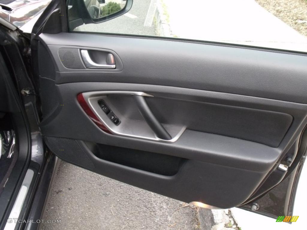 2007 Subaru Legacy 2.5 GT Limited Sedan Off-Black Door Panel Photo #38719227