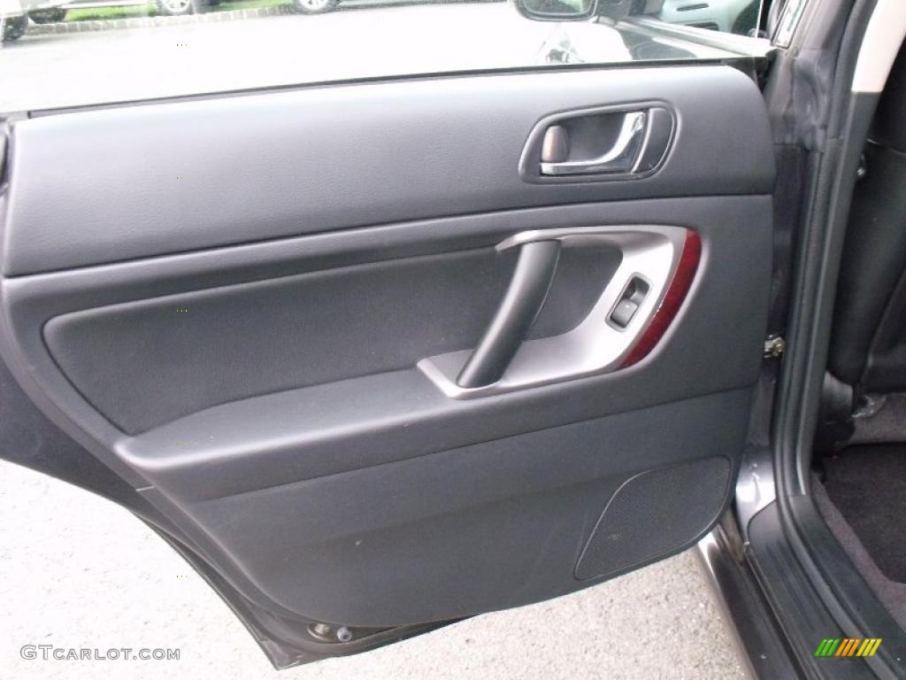 2007 Subaru Legacy 2.5 GT Limited Sedan Off-Black Door Panel Photo #38719247